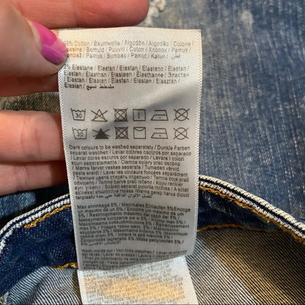 Vero Moda acid washed denim skirt - Picture 5 of 7